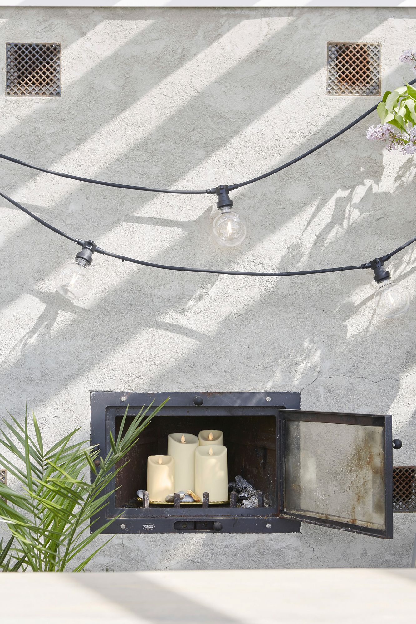 Guirlande M. Schönenberger 230V 20×E27 20m IP44 noir