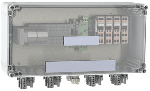 Coffret de raccordement de générateur WM GAK PVC DC 2I 1O 4MPP RD EVO 1.1kV