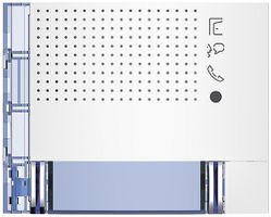 Frontblende für Tür-Lautsprecher-Modul Sfera mit 1+1 Ruftasten weiss