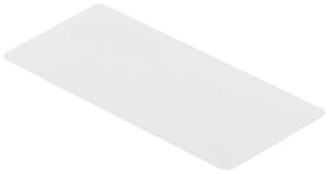 Beschriftungsschild-Abdeckung WAGO 210-843, 27×12.5mm, transparent