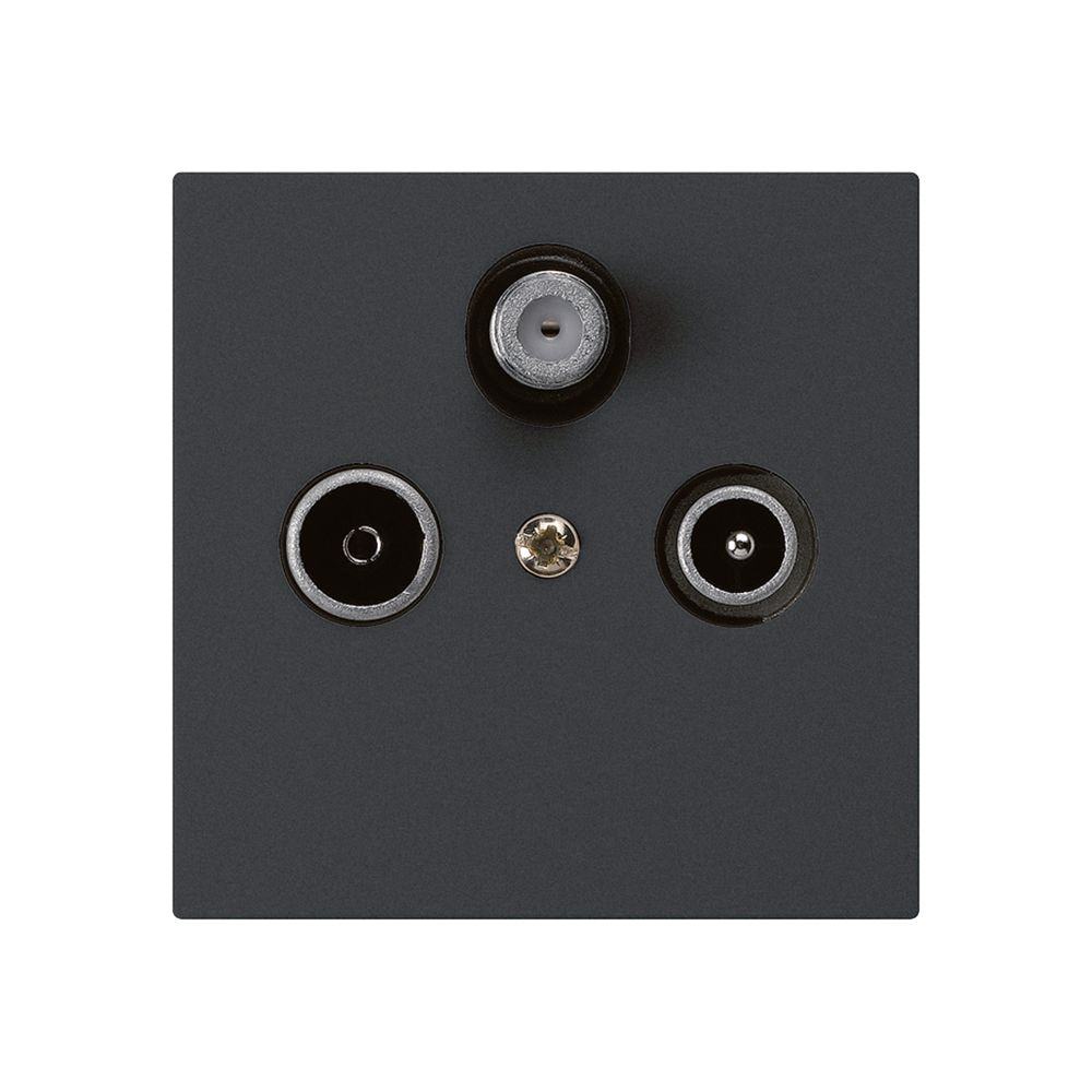 Prise ENC kallysto R/TV/SAT noir