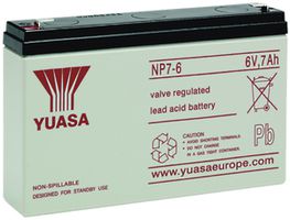 Akku Yuasa NP 7-6 6VDC 7 AH