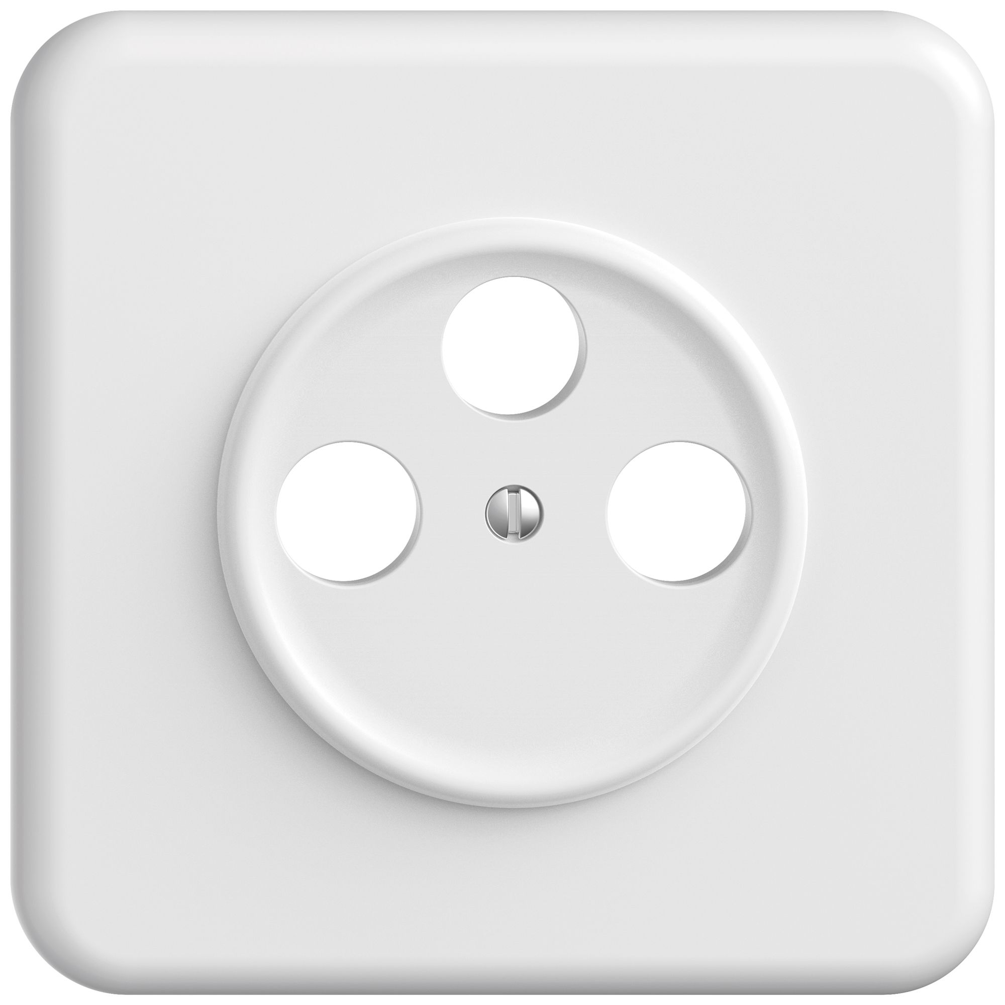 UP-Montageset STANDARDdue SNAPFIX® für SAT-Antennensteckdose ws