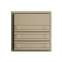UP-Taster KNX 3-fach EDIZIOdue sand RGB ohne LED mit Papiereinlage