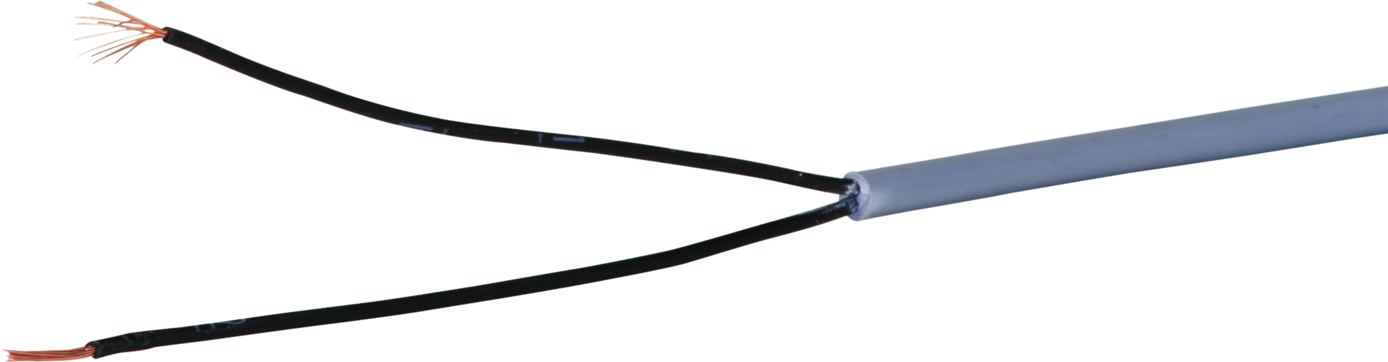 Steuerkabel LiYY 2×0.5mm² nummeriert grau