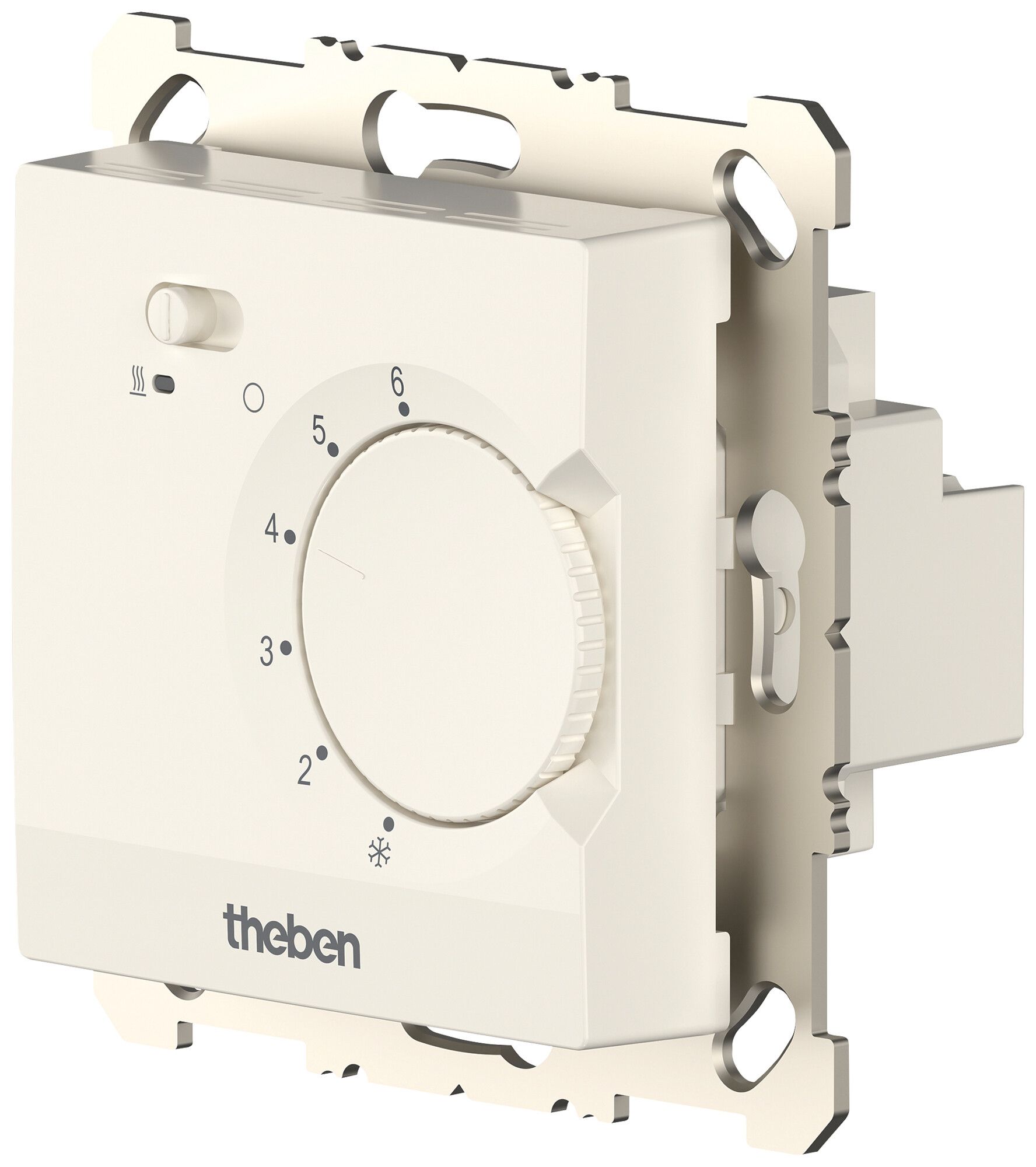 Termostato ambiente INC Theben RAMSES 746 S 230V AC 5…30°C 10A 71×71mm bianco