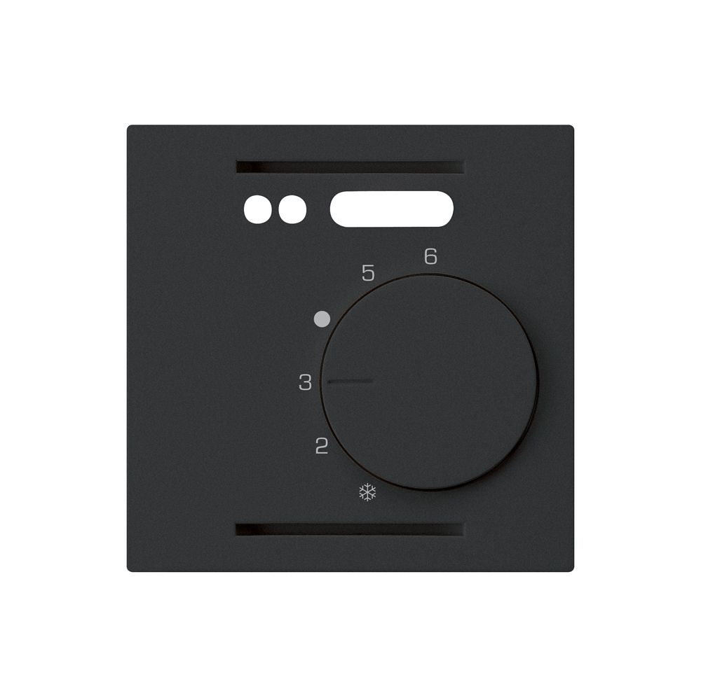 UP-Frontset kallysto schwarz für Raumthermostat Fussbodenheizung