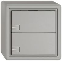 AP-Universaltaster EDIZIO.liv UNI SNAPFIX® 5…48V m.LED blau 2× 1-Tbed.hgu