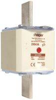 Fusible HPC Hager DIN3c 400VAC 289A 200kVA gTr avertisseur central inoxydable