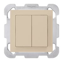UP-Schalter kallysto 3/1P+AR/1 beige
