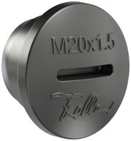 Verschlussstopfen Feller für M20 Rohreinführung messing vernickelt