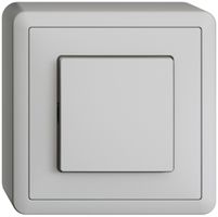 AP-Druckschalter EDIZIOdue 3/1L hellgrau