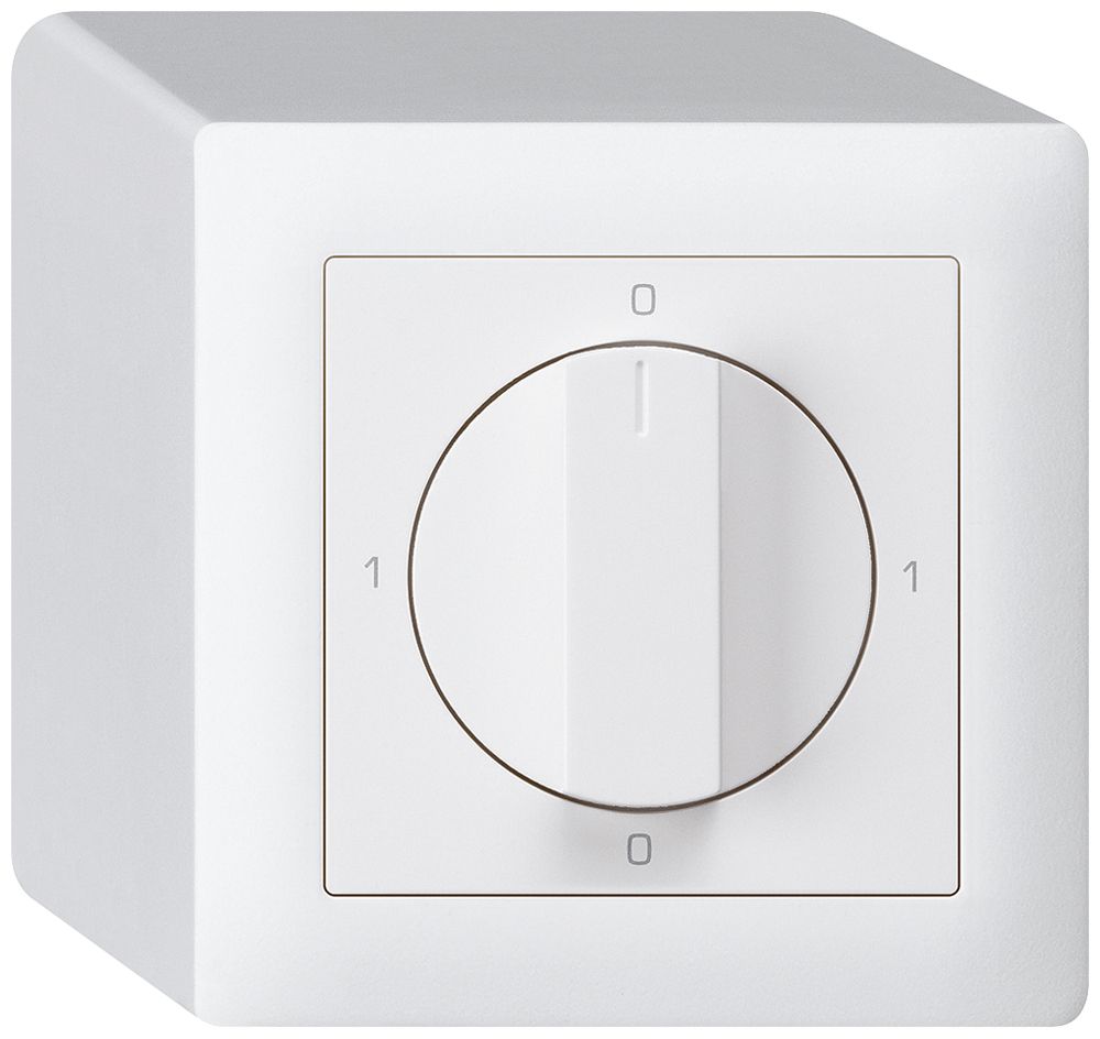 AP-Drehschalter kallysto 0/3L weiss mit Drehgriff
