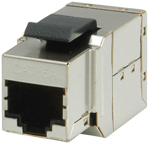 Module de couplage ROLINE RJ45/RJ45 cat.6A/s Keystone argent