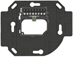 Placca di stabilizzazione Hager per elcom.touch/elcom.fon, acciaio, nero