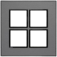 UP-Kopfzeile Legrand Arteor 2×2 horizontal und vertikal 157×157mm Cube