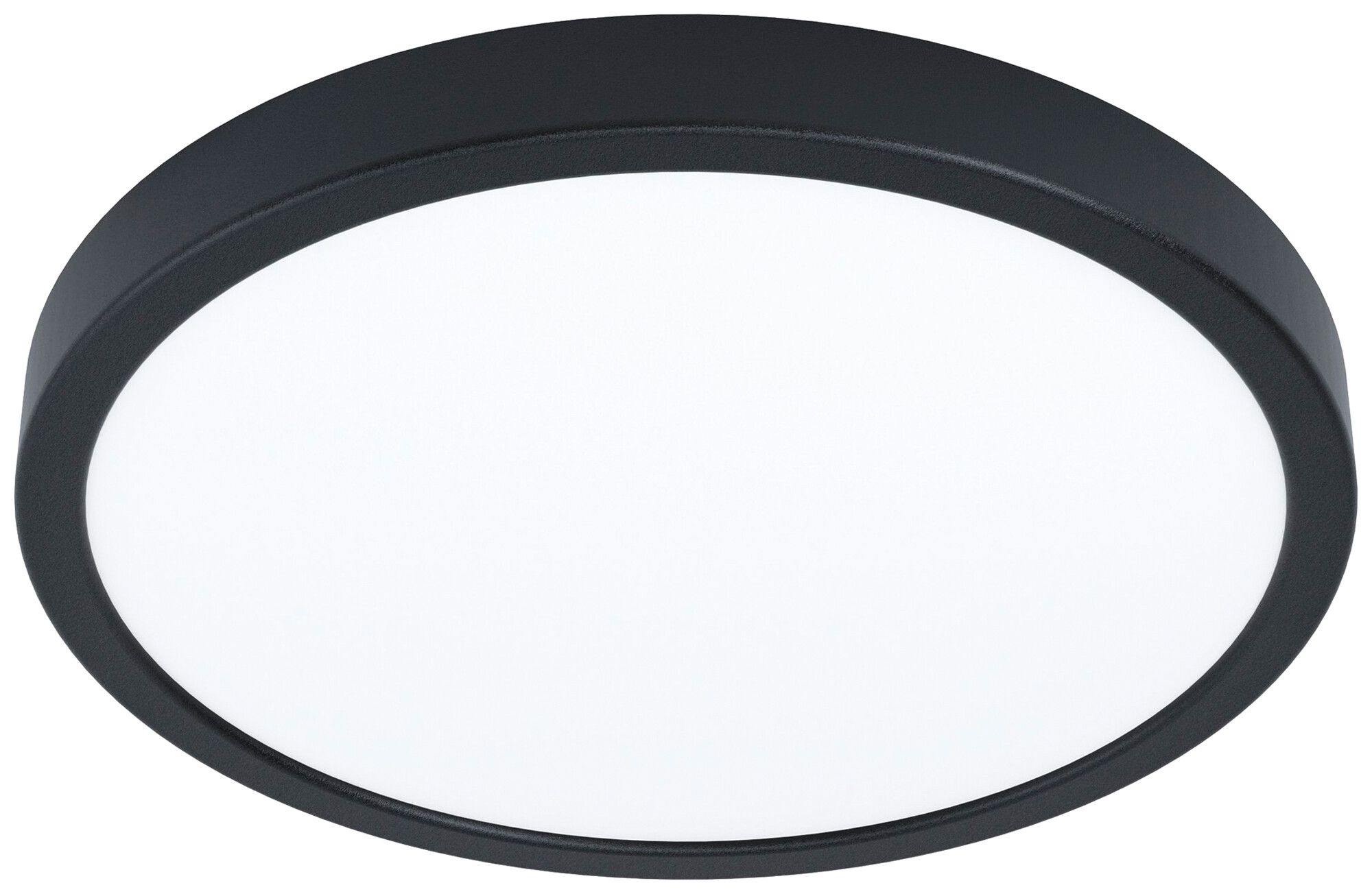 LED-Deckenleuchte Eglo FUEVA 21W 0…2850lm 2700…6500K IP44 DIM Ø389×25mm schwarz