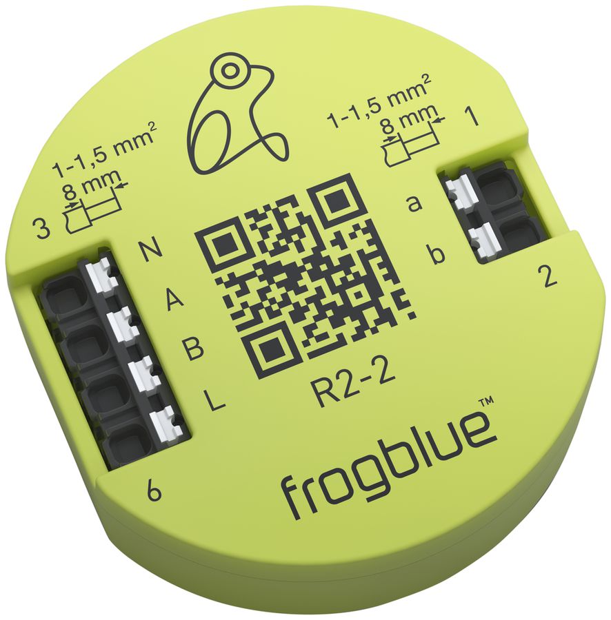EB-RF-Schaltrelais frogblue frogRelay2-2, 2-Kanal 230V 600W, 2 Eingänge