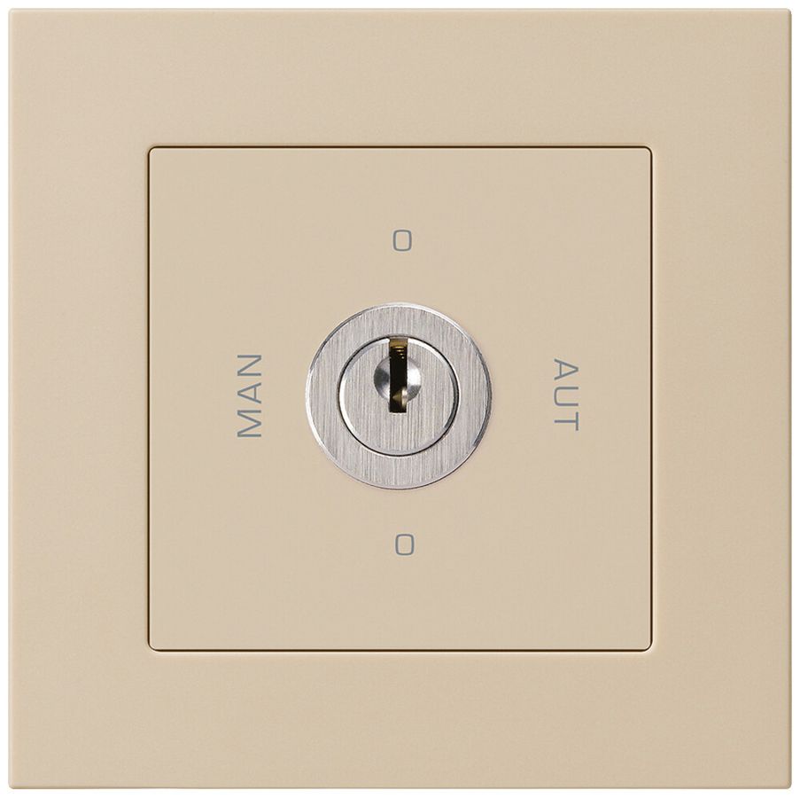 UP-Drehschalter 0-Man-0-Aut. kallysto.pro 2/1L beige mit Schloss