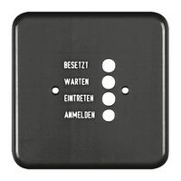 Abdeckplatte FH I zu 962764150 schwarz