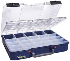 Sortimentskoffer CIMCO CarryLite 80 Raster 5×10 DLU 20×Einsätze 330×413×82mm