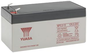 Accu Yuasa NP 3.2-12 12VDC 3.2 AH