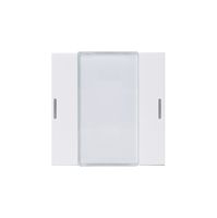 Tasterfront Hager basico KNX 2-fach LED weiss 45×45mm