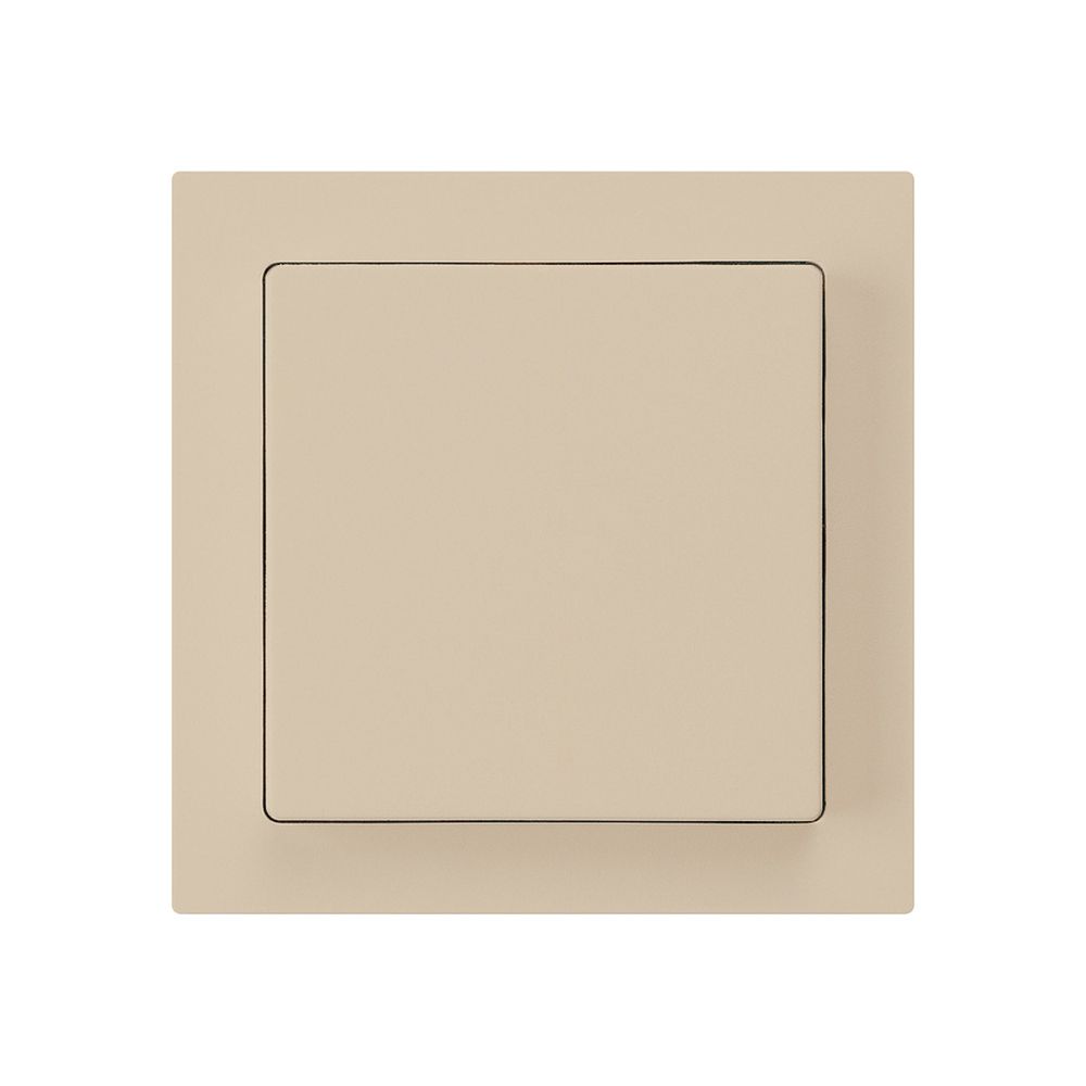 Frontset kallysto 60×60 beige für Druckschalter/taster