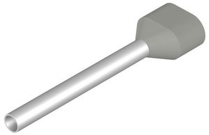 Capocorda doppio Weidmüller H isolato 2×0.75mm² 18mm grigio DIN sciolto