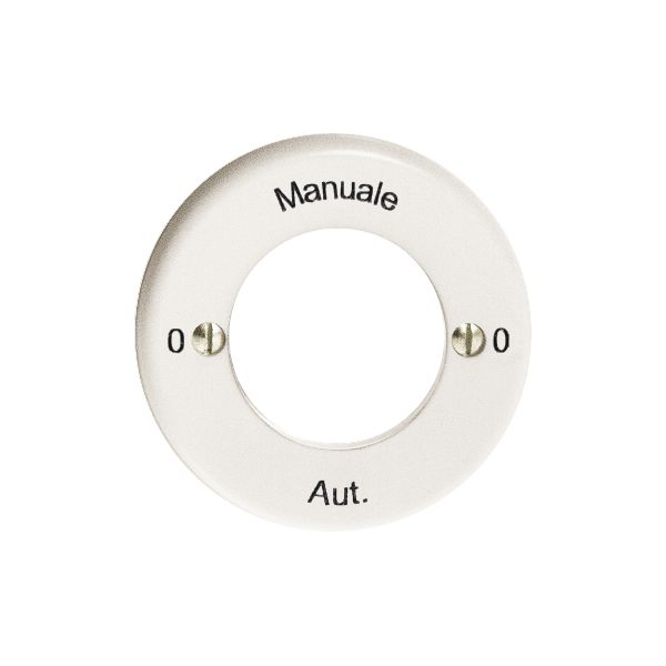 Kit front. 0-Manuale-0-Aut.bi per interrutore rotativo a chiave