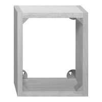 Quadro di montaggio AP FLF 3×4 legno duro laccato