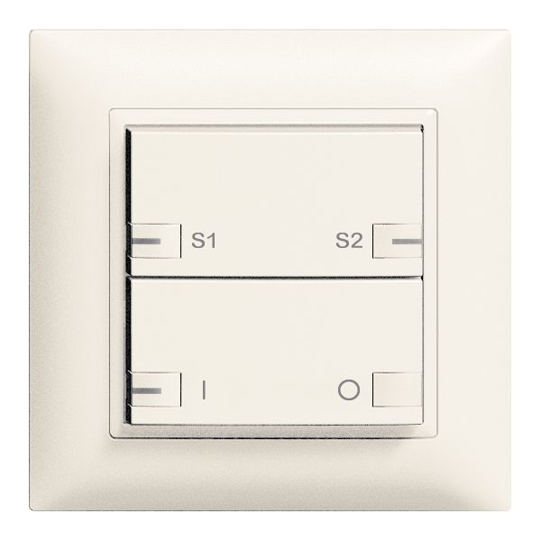 Frontset ON-OFF Szene 1K/2T ZEP mit LED weiss