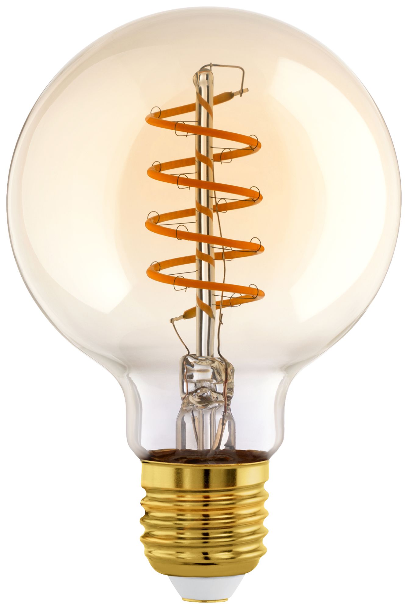 LED-Lampe Eglo E27 4W 245lm 2000K 95×137mm G95 klar 360°