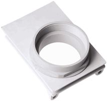 Flanschplatte zu weber.hsa mit Mutter M63 Abgang oben