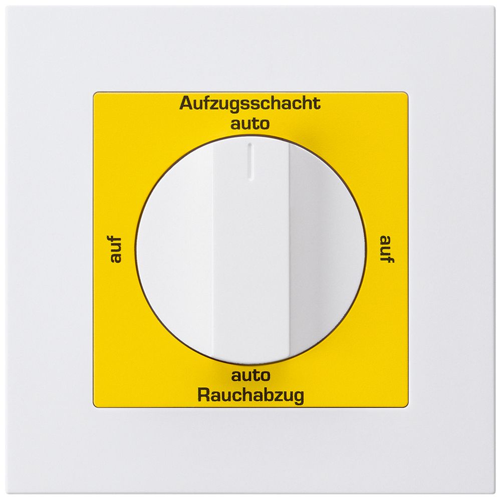 UP-Drehschalter kallysto.pro für Rauchabzug Text deutsch weiss