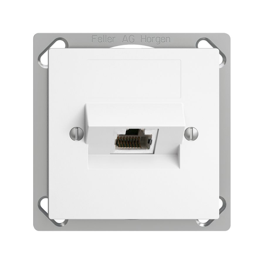 EB-Dose 1×RJ45/s 8P ITplus EDIZIOdue weiss