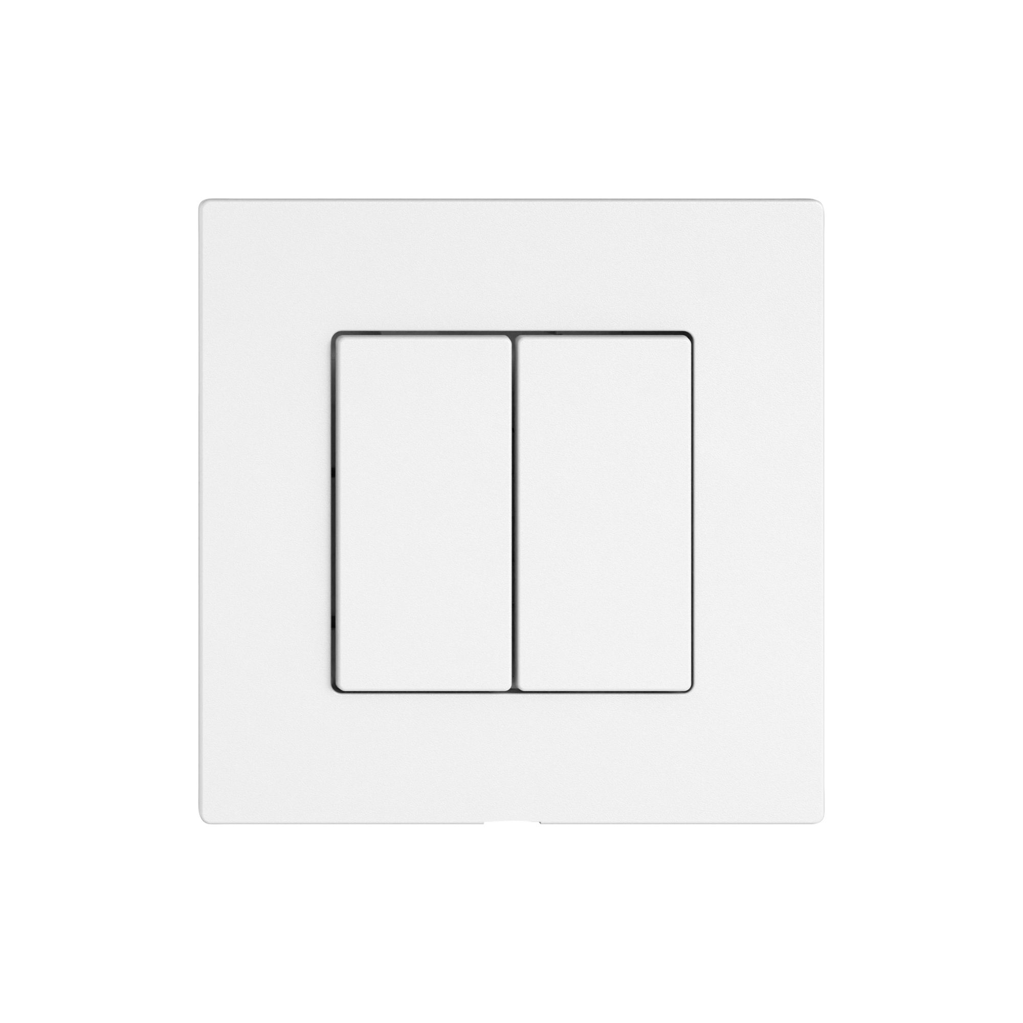 Bedienaufsatz zu Druckschalter EDIZIO.liv Wiser SNAPFIX® 2K WLAN 2T ws