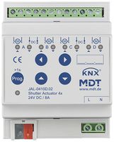 REG-Jalousieaktor KNX MDT JAL-0410D.02 4-Kan 8A 180W 24VDC 4TE