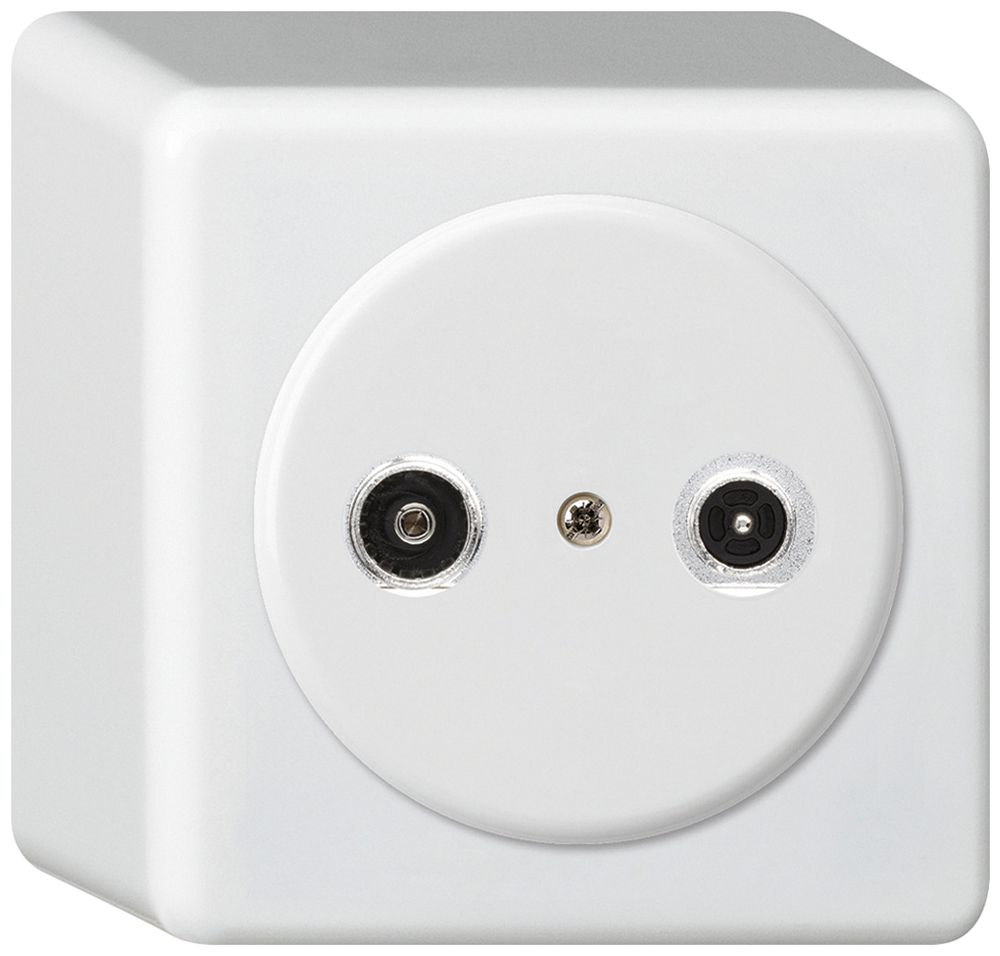 Prise d'antenne AP basico TV-R 23dB 2GHz blanc