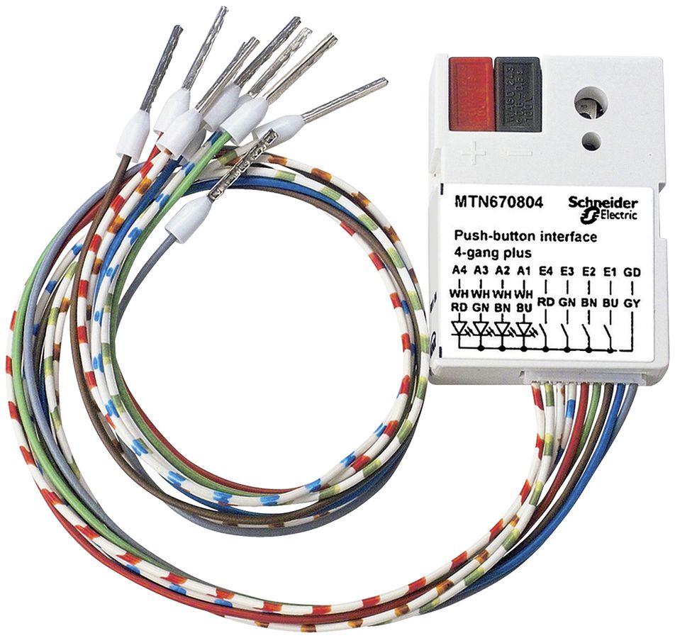 Interfaccia tasto INS KNX Schneider Electric 4-volte, MTN670804