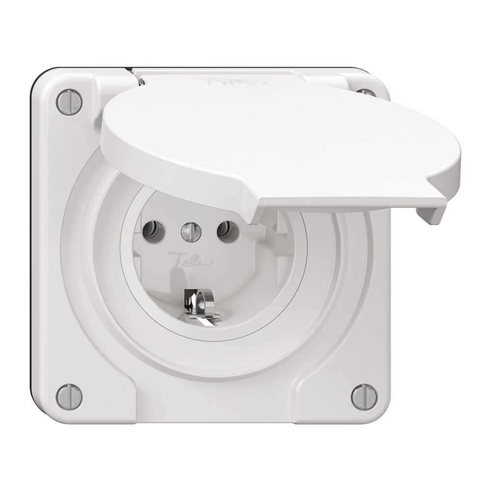 Prise NEVO N.CO SCHUKO, blanc