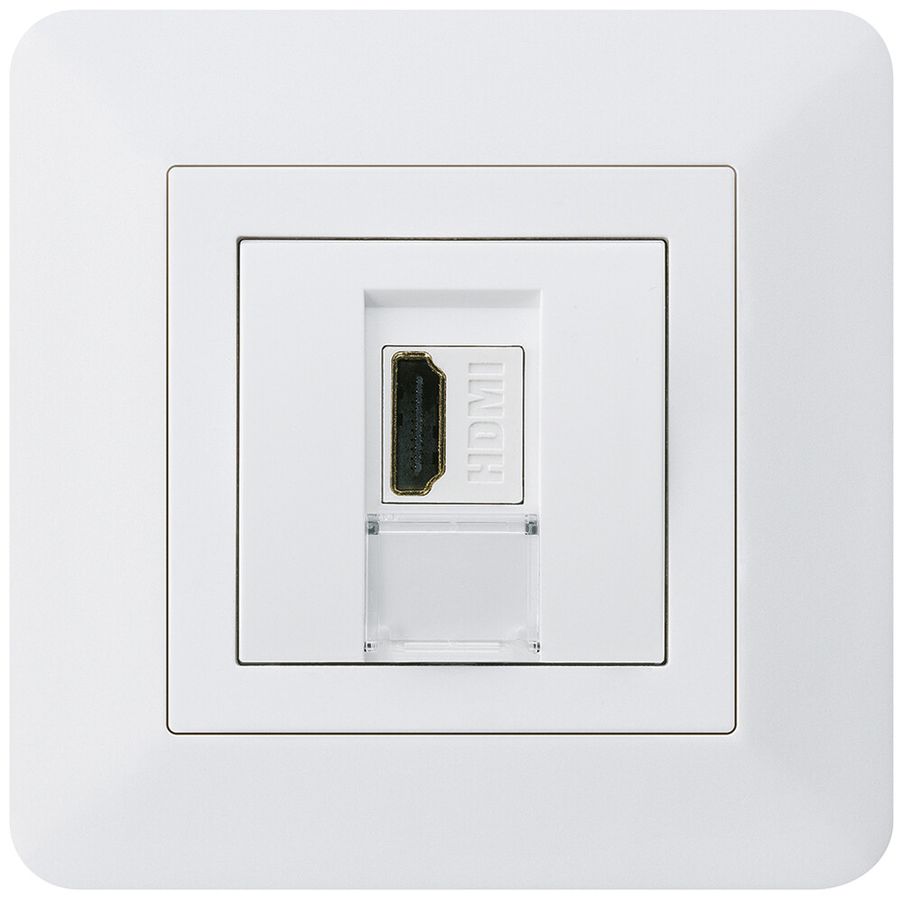 UP-Anschlussdose kallysto.trend HDMI Durchgangsdose weiss