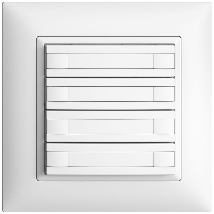 UP-Taster EDIZIOdue universal 8T weiss