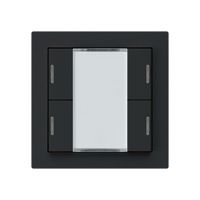 UP-Taster kallysto A KNX 4× RGB LED s/e-link schwarz