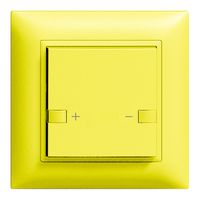 UP-Frontset Universaldimmer 1K/1 T ZEP 88×88mm lemon