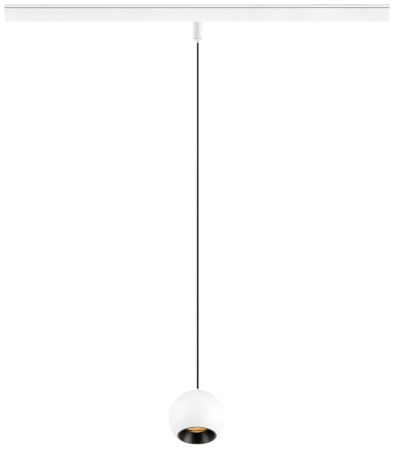 LED-Pendelleuchte SLV LIGHT EYE 2.0 10W 1150lm 2700K DALI Ø75×65mm weiss