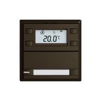 Poussoir RTH EDIZIO.liv SNAPFIX® a.RGB-LED étiqu.1×touche comm.2T br