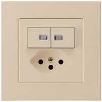 UP-Leuchtkombination 3/1P+A-R+T13 kallysto.pro beige 2 Linsen