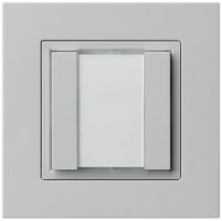 Poussoir universel ENC 2×kallysto.pro avec LED gris clair