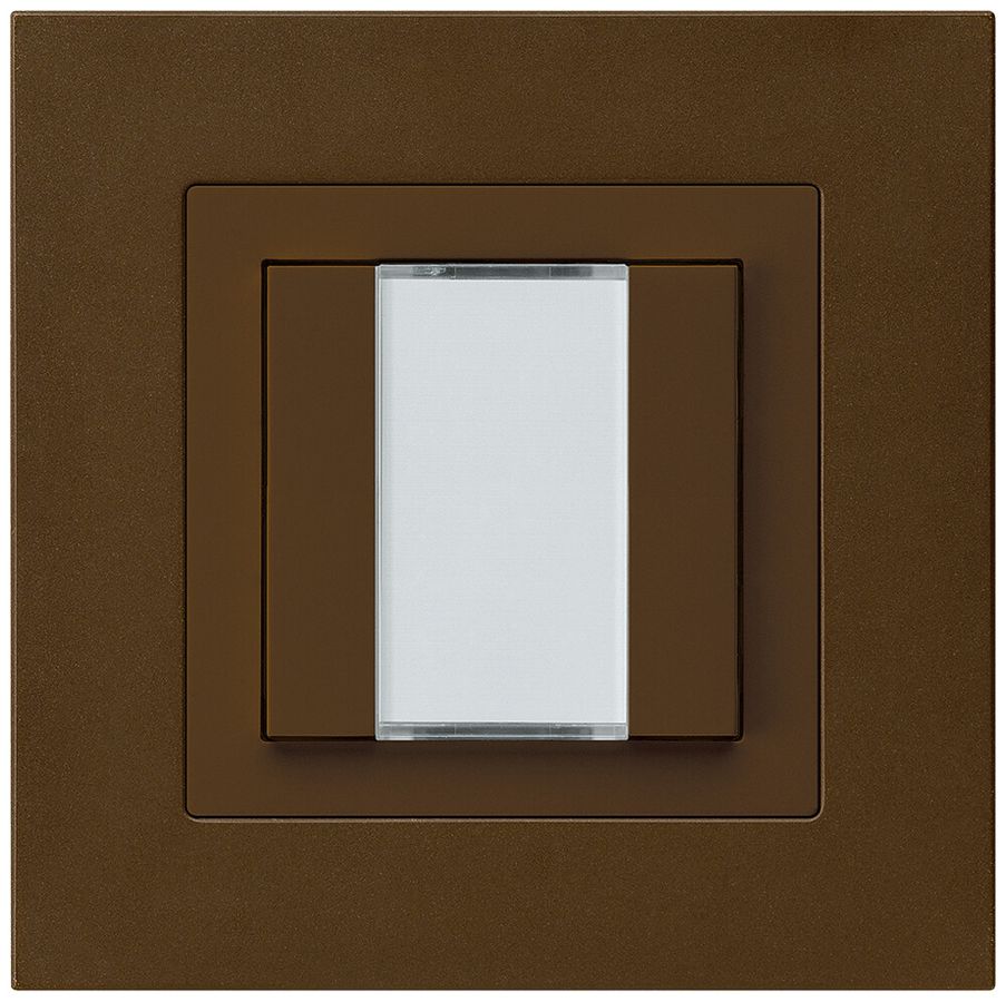 UP-Taster kallysto.pro KNX 2×s/e-link braun